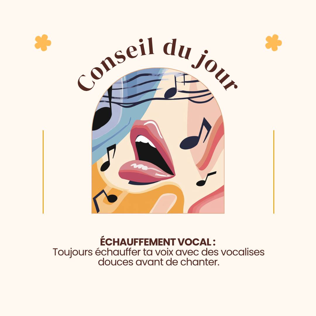 🎤 Conseil du jour : échauffe ta voix avant de chanter !Tu ne demanderais pas à un sportif de courir un marathon sans préparer son corps… Alors, pourquoi demanderais-tu à ta voix de tout donner sans préparation ? 😉🌬️ Prends quelques instants pour respirer tranquillement.
🎶 Commence par des sons doux et confortables.
🐝 Fais vibrer tes lèvres, fredonne, explore progressivement ta tessiture sans forcer.L’objectif ? Préparer ta voix en douceur et laisser ton corps entrer dans le chant.Et surtout, écoute-toi : si ça tire ou si ça fait mal, tu ralentis.✨ Ta voix est ton instrument. Prends-en soin !#Artiste # Musique #Chant #Voix #ConseilDuJour