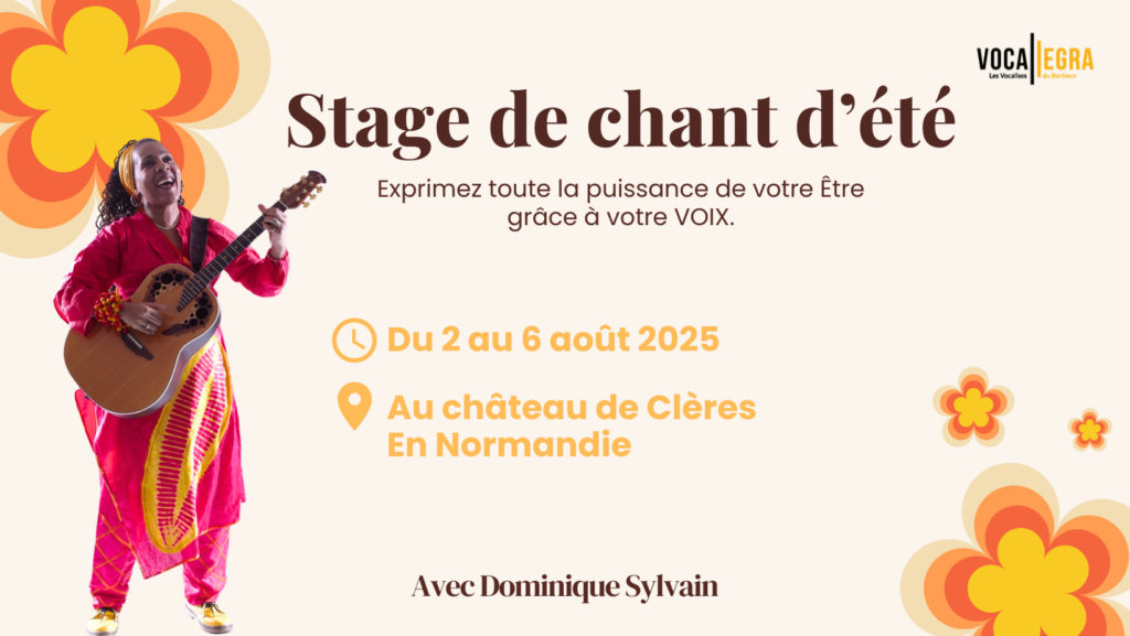 stage de chant été