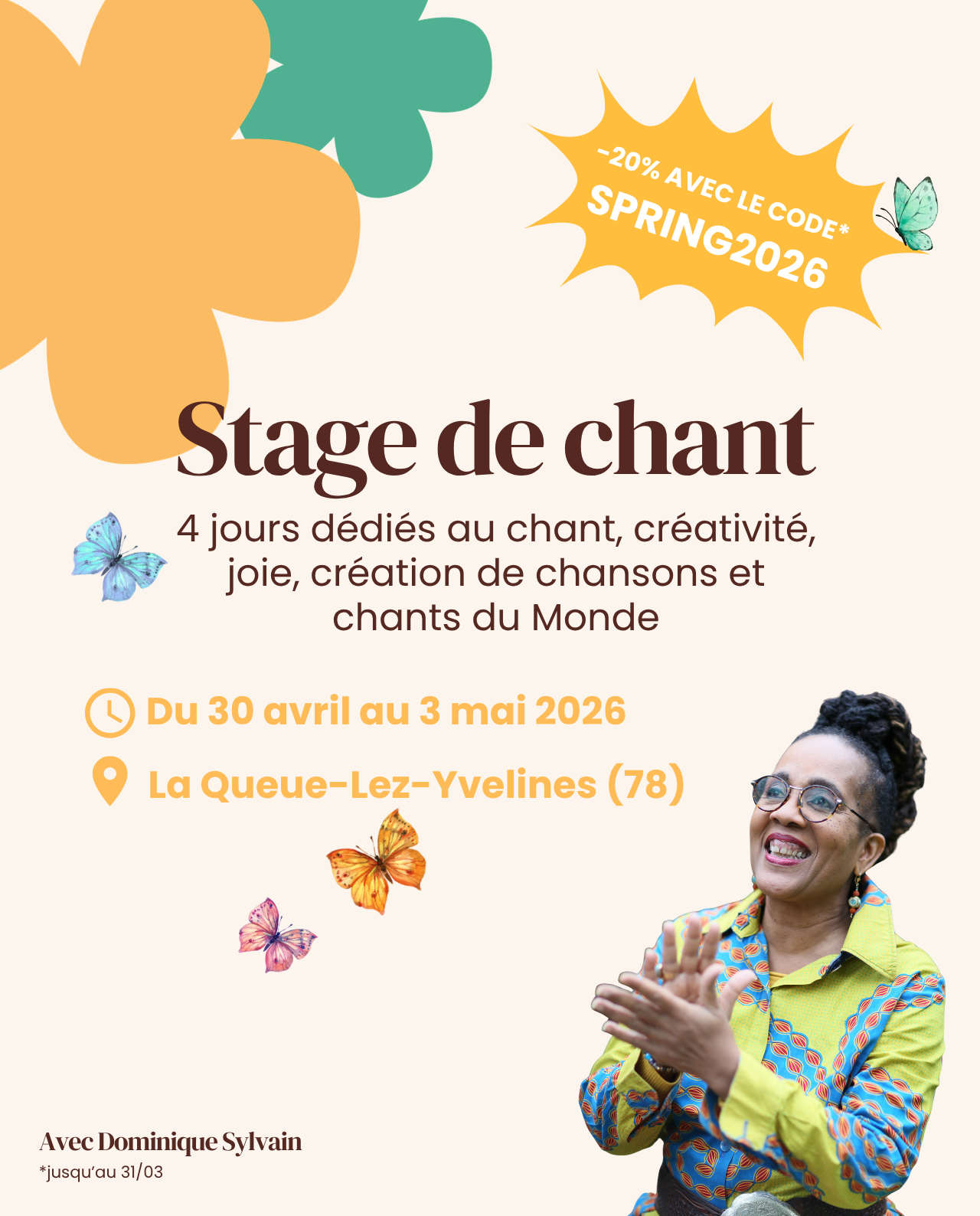 Stage printemps téléphone